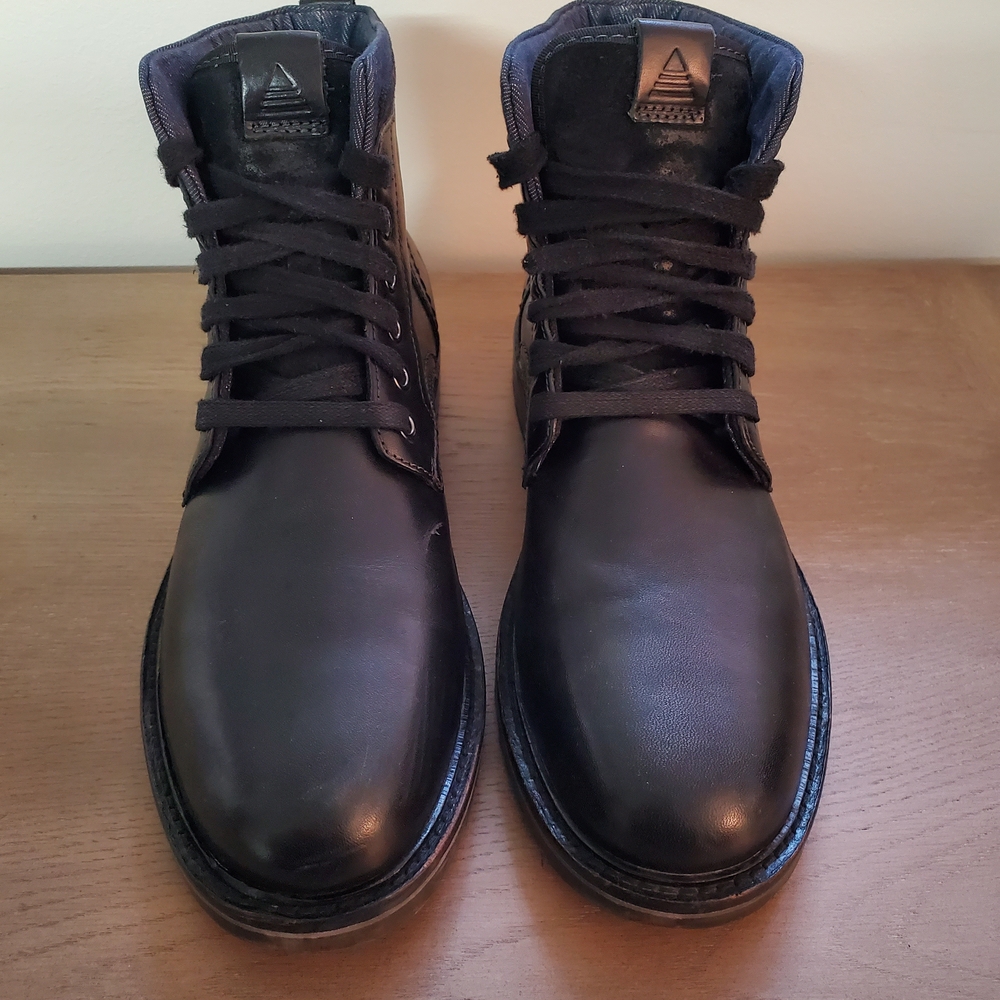 Aldo Black Leather Men's Boots